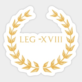 Legio XVIII Roman Legion Teutoburg Forest Sticker